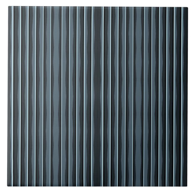 Das elegante Design der einfachen, schwarzen Flies Fliese (Vorderseite)