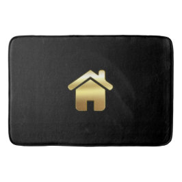 Das elegante Gold House Symbol Real Anwesen Design Badematte