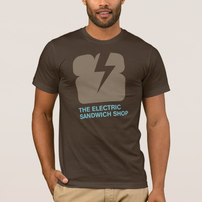 Das elektrische Sandwich-Geschäft T-Shirt (Vorderseite)