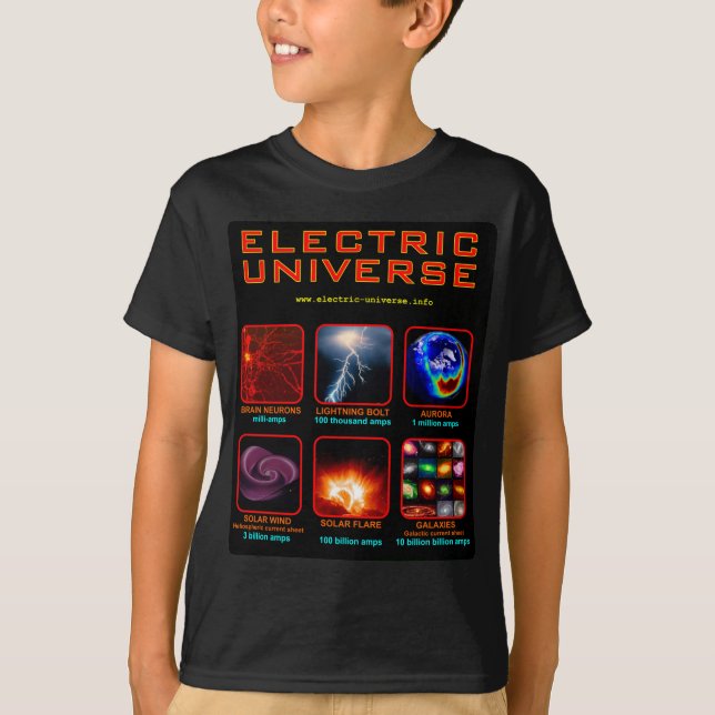 Das elektrische Universum T-Shirt (Vorderseite)