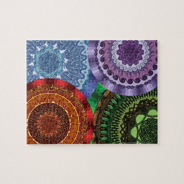 Das Element-Mandalas-Puzzlespiel Puzzle (Horizontal)