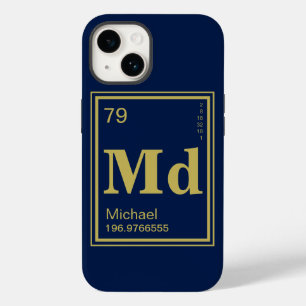 Das Element von Ihnen! Individuelle Name Gold Peri Case-Mate iPhone Hülle