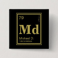 Das Element von Ihnen! Name-Gold periodisch