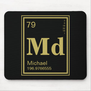 Das Element von Ihnen! Name-periodische Tabelle Mousepad