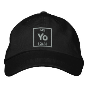 Das Element Whatz Up-Stickerei Bestickte Baseballkappe