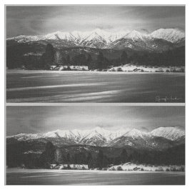 Das Elkhorn in Schwarz und Weiß Stoff