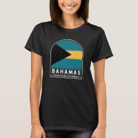 Das Emblem der Bahamas-Fahne erschütterte Vintag