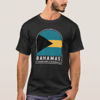 Das Emblem der Bahamas-Fahne erschütterte Vintag