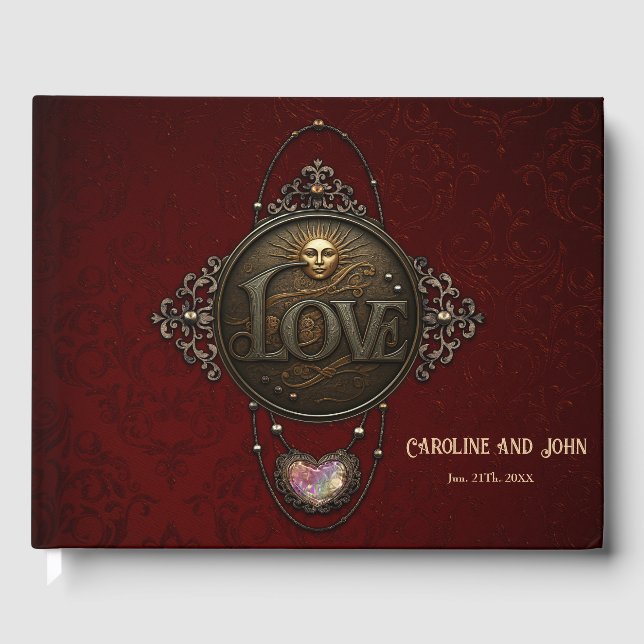 Das Emblem der Liebe. Gästebuch (Vorderseite)