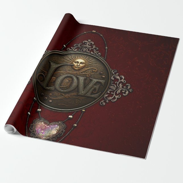 Das Emblem der Liebe. Geschenkpapier (Ungerollt)