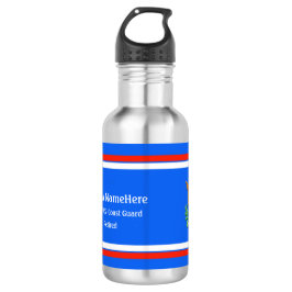 Das Emblem der US-Küstenwache personalisieren Edelstahlflasche