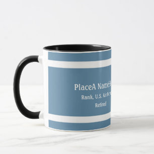Das Emblem der US-Luftwaffe personalisieren Tasse