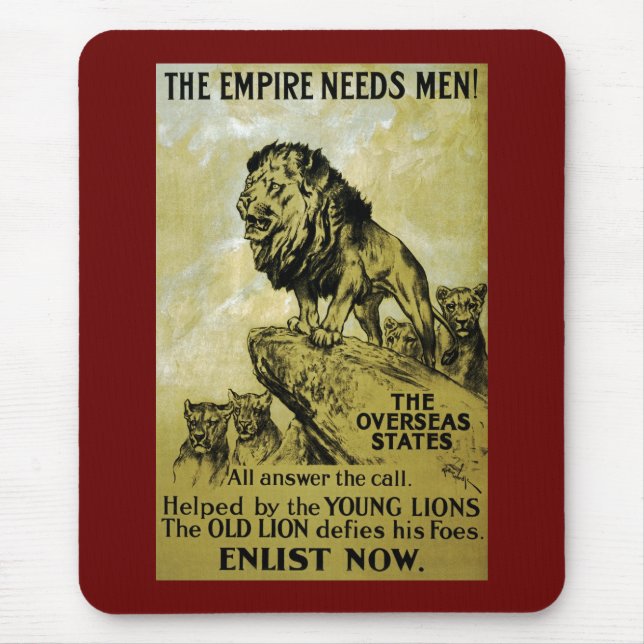 Das Empire braucht Männer Mousepad (Vorne)