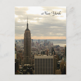 Das Empire State Building (Farbe) Postkarte