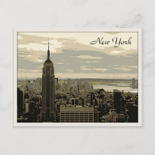Das Empire State Building Postkarte
