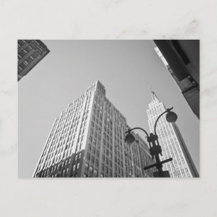 Das Empire State Gebäude, New York City Postkarte