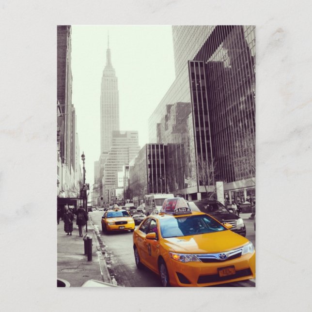 Das Empire State Gebäude, NYC Postkarte (Vorderseite)