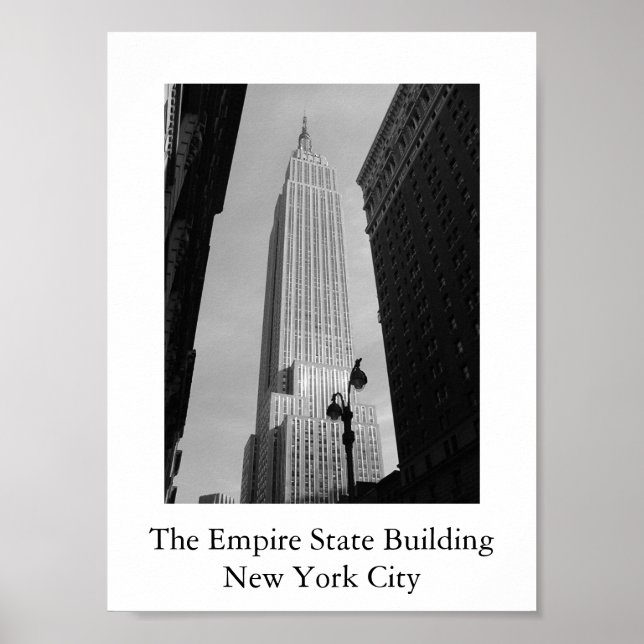Das Empire State Gebäude Poster (Vorne)