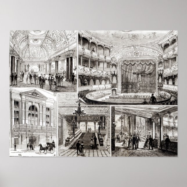 Das Empire Theater, der Leicester Square Poster (Vorne)