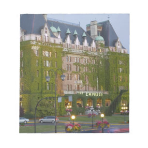 Das Empress Hotel am inneren Hafen in Notizblock