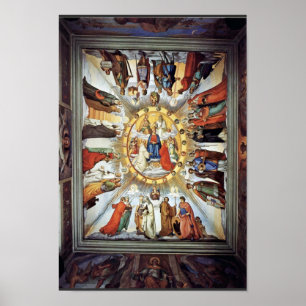 Das Empyrean und die Figuren aus den acht Himmelsr Poster