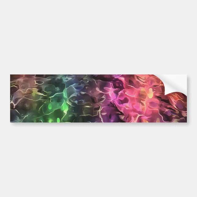 Das Ende der Abstrakten Rainbow-Kunst Autoaufkleber (Vorne)