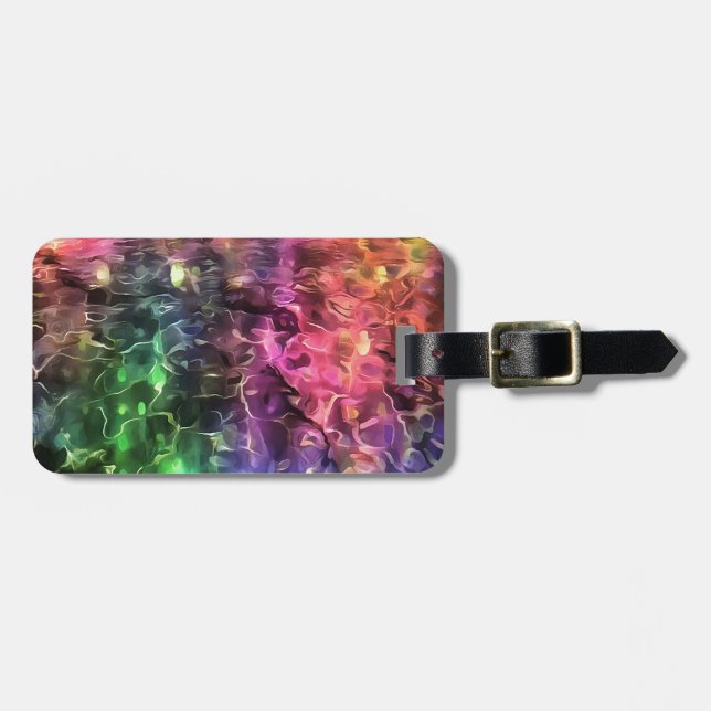 Das Ende der Abstrakten Rainbow-Kunst Gepäckanhänger (Vorderseite horizontal)