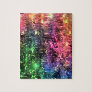 Das Ende der Abstrakten Rainbow-Kunst Puzzle