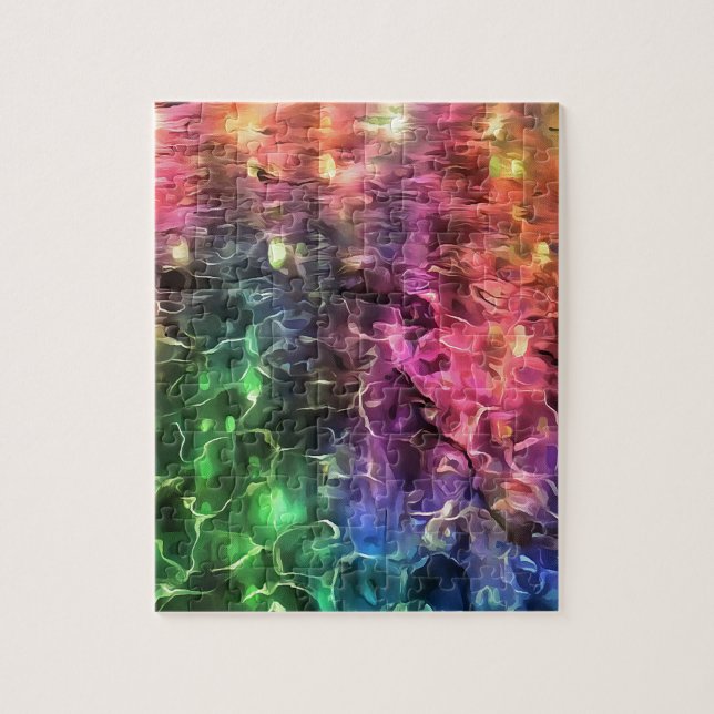 Das Ende der Abstrakten Rainbow-Kunst Puzzle (Vertikal)