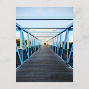 Das Ende der Brücke Postkarte