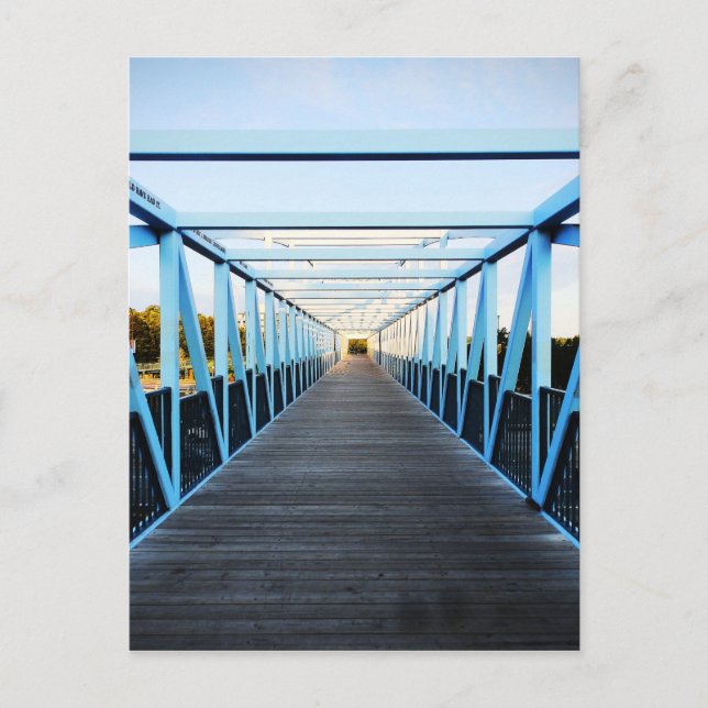 Das Ende der Brücke Postkarte (Vorderseite)