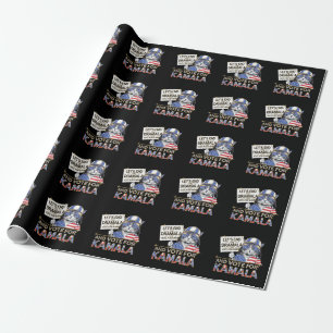 Das Ende der Dramala und die Abstimmung für Kamala Geschenkpapier