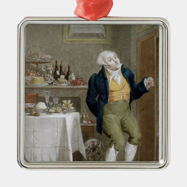 Das Ende der Gastronomes Silbernes Ornament (Vorne)