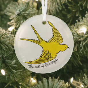 Das Ende der Lähmung Ornament Aus Glas