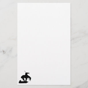 Das Ende der Silhouette Briefpapier