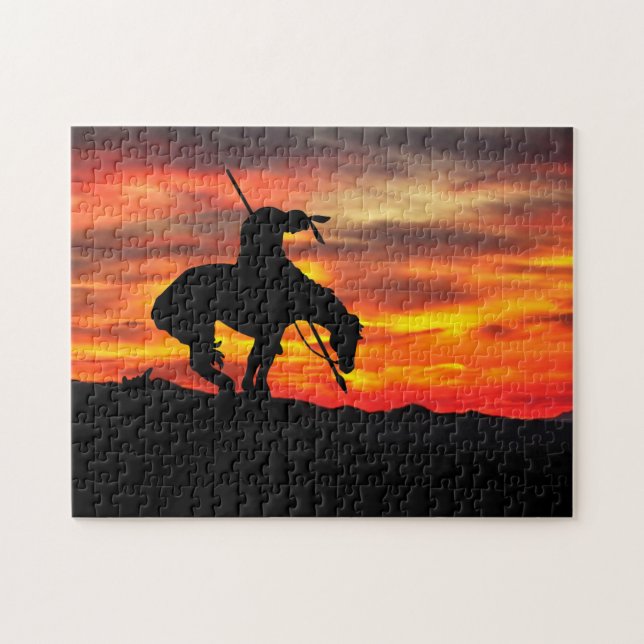 Das Ende der Silhouette Jigsaw Puzzle (Horizontal)