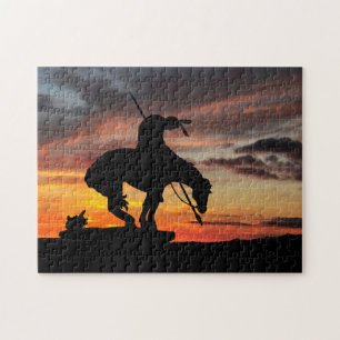 Das Ende der Silhouette Jigsaw Puzzle