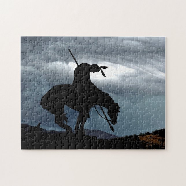 Das Ende der Silhouette Jigsaw Puzzle (Horizontal)