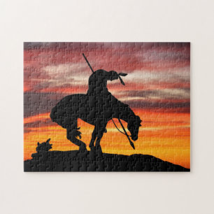 Das Ende der Silhouette Jigsaw Puzzle
