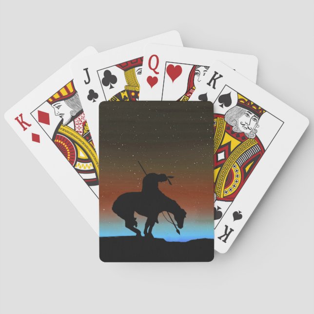 Das Ende der Silhouette Spielkarten (Rückseite)
