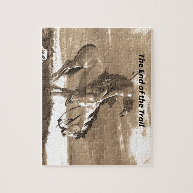 Das Ende der Spur Puzzle (Vertikal)