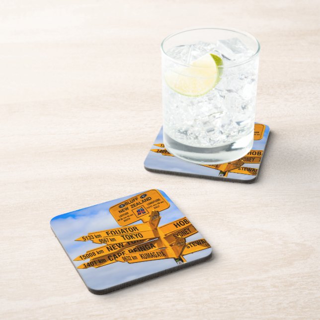 Das Ende der Straße Getränkeuntersetzer (Rechte Seite)