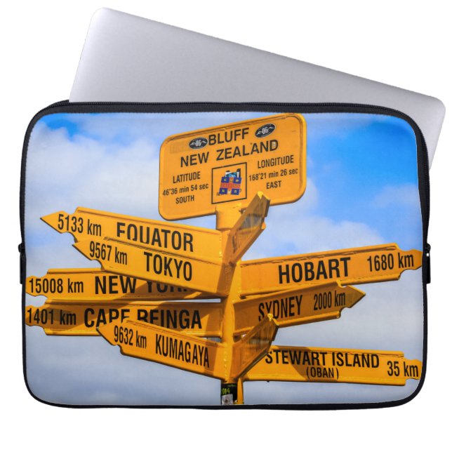 Das Ende der Straße Laptopschutzhülle (Vorderseite)