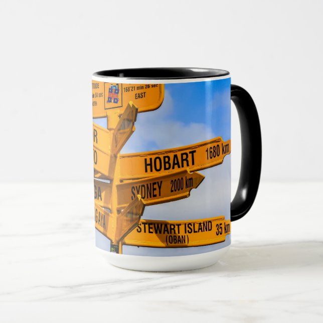 Das Ende der Straße Tasse (VorderseiteRechts)