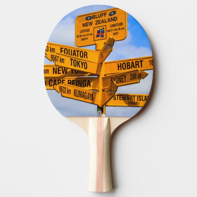 Das Ende der Straße Tischtennis Schläger (Rückseite)