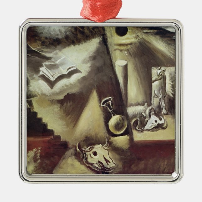 Das Ende der Welt, c.1929 Silbernes Ornament (Vorne)