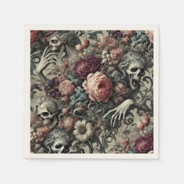 Das Ende des Schlummers - gotisch Viktorianisch Serviette