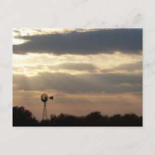 Das Ende des Tages Postkarte