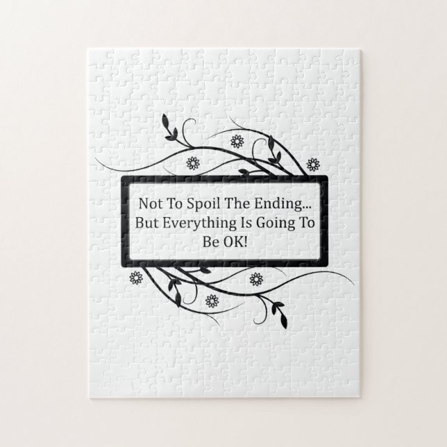 Das Ende nicht verderben Puzzle (Vertikal)