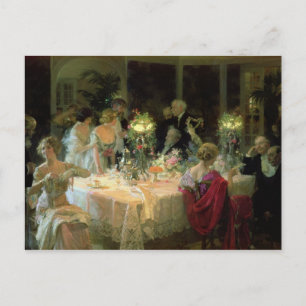 Das Ende von Dinner, 1913 Postkarte